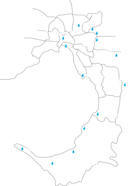 Juelz Plumbing Service Areas